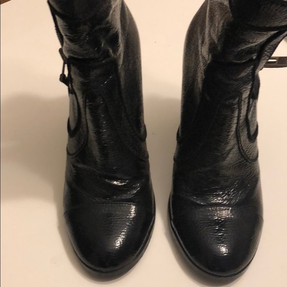 NWOTBlack vegan leather boots - Picture 2 of 5